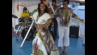 Beautiful sexy dancer in Belem on an Amazon river boat.