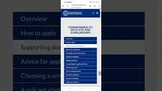PhD scholarship #commonwealth #slite site program #phd fellowship