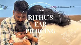 💎 Our Baby&rsquo;s First Ear Piercing 💕 | 5 Month Old&rsquo;s Precious Moment 😢✨ | Emotional Day for Us