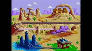 Desert Demolition - Stage 2 Buttes and Ladders #DesertDemolition #Sega #Retro #Stage2