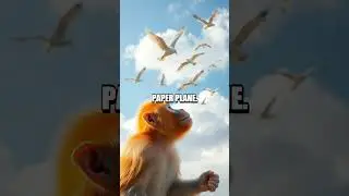 Max the Monkey's Magical Paper Plane Adventure