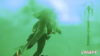 Cobia Battle Offshore Naples-Underwater hunting