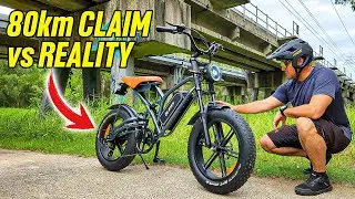 Real World Range Test of the JANSNO X50 E-bike | Norman Creek Bikeway, Brisbane