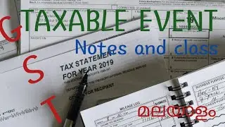 Mg university/B com GST/malayalam/taxable event