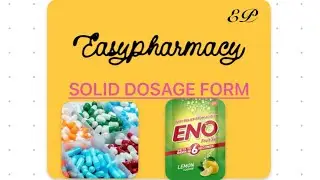 Pharmaceutics-I: Introduction to Solid Dosage Form Part-2 | Lecture 3 | D.Pharm | B.Pharm