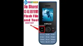 Jio Bharat V3 4G JBV191M1 Flash File and Tool Free
