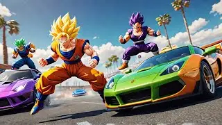 Insane games car drifting dragon ball z finting #live  streming