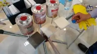 How to protect granite, marble, limestone. Test ADRIA part 2, Moscow 2016