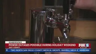 Power Outages Possible During Holiday Weekend