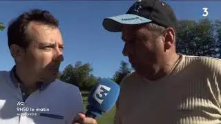 Laurent Leveque visite le parc 