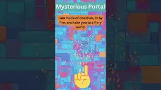 Can You Solve This Minecraft Riddle? Mysterious Portal! 🧩 #Minecraft #cooldude108 #gaming