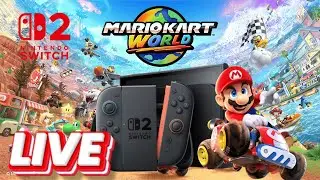 FIRST Nintendo Switch 2 Stream! Live on Mario Kart World!