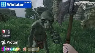 THE ELDER SCROLL IV: OBLIVION on Android | Winlator Ludashi v2.8.2 | Snapdragon 680 | 4gb ram