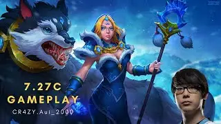 Aui_2000 - Crystal Maiden Hard Support | Patch 7.27c | Player Perspective - Dota 2 Gameplay
