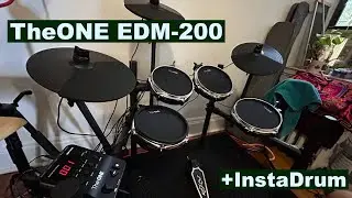The ONE EDM-200 Electronic Drum set Demo and Review