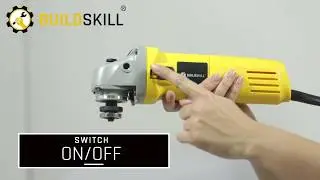 Buildskill BGWS600 Professional Angle Grinder 750W - Official Video