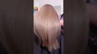 Pearl blonde hair transformation #shorts