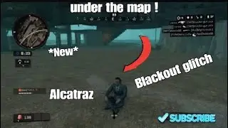 Cod Black ops 4: under the map GLITCH Alcatraz Blackout