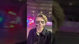 Evan Peters American Horror Story Halloween Makeup #shorts