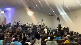 Pastor Luther Barnes and The Sunset Jubilaires in concert live in Eastman Ga. 7/13/24