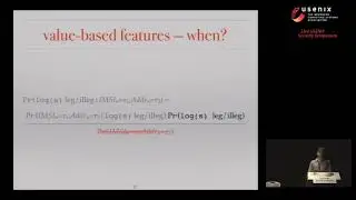 USENIX Security '14 - A Bayesian Approach to Privacy Enforcement in Smartphones