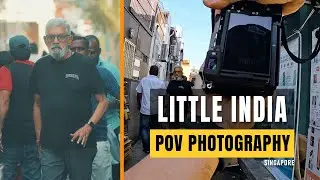 Exploring Little India Singapore | POV Street Photography Walk 4K