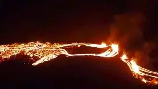 Icelandic volcano Fagradalsfjall erupted