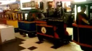Train in shopping mall