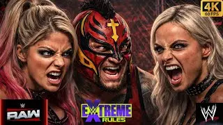 WWE Wrestling Rey Mysterio Vs Alexa Bliss Vs Liv Morgan Extreme Rules #wwe #wwe2k25 #Shorts #short