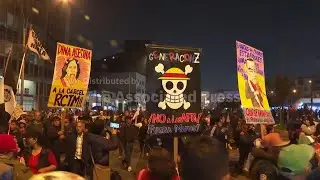 Peru's Generation Z youth stage fresh protest against interim president, demand resignation