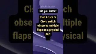 Port flapping