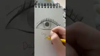 Mystery Series: Day 10: Drawing an eye! #art #scetch