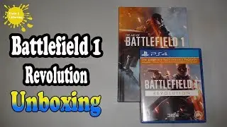 Battlefield 1 Revolution + The Art of Battlefield 1 PS4 Unboxing & Overview