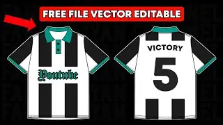 Desain jersey vektor | Cara membuat desain jersey di HP android