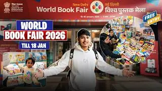 World Book Fair 2026 Delhi Vlog  | Free Entry 😱 | Full Tour & Info #bookfair #delhivlog #dailyvlog