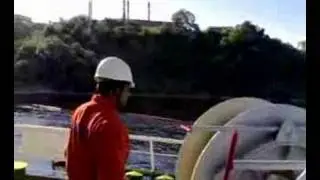 gideon .... docking in brazil