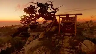 Arrow Peak Shrine (Ghost of Tsushima) - Serene Scene (1 Hour)