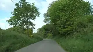 Driving On The D50 From 22160 Les Ma&euml;s To 22160 Bulat Pestivien, Brittany, France 10th May 2022