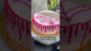 2 in 1 cake#chocolate cake#strawberry cake #shorts#youtubeshorts #onekg