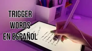 ASMR relaxing apple pencil writing w/ mini mic