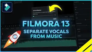 Separate Vocals Form Music with Ai Vocal Remover on Filmora 13