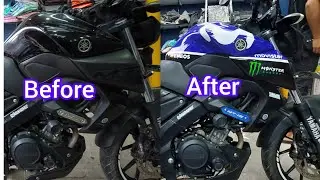 MT-15 full wrap | #yamaha #indonesia #mt15 #mt15lover #wrapping #northeastindia #mt15_modified