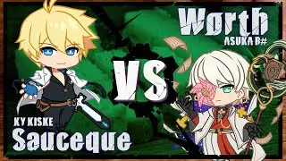 GGST | Sauceque (KY) vs Worth (ASUKA) | High level replay