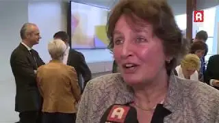 Interview burgemeester Liesbeth Spies over offici&euml;le uitslag gemeenteraadsverkiezingen