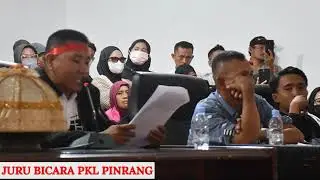 RDP DPRD Pinrang Tentang Pedagang Kaki Lima Dipadati Emak-Emak.  Begini Hasilnya