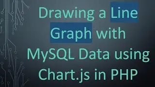 Drawing a Line Graph with MySQL Data using Chart.js in PHP