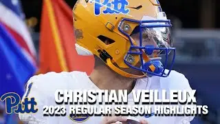 Christian Veilleux 2023 Regular Season Highlights | Pitt QB