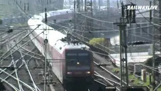 Long DB Autozug reaches Hamburg (HD)