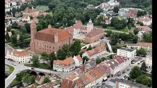 ZAMEK BISKUP&Oacute;W WARMIŃSKICH, Lidzbark Warmiński I The castle of the Warmia bishops I Drone Footage 4k