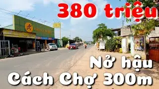 Bán đất 582m2 nở hậu giá rẻ 380 triệu phía đối diện Bách Hóa Xanh Chợ Phước Vinh Châu Thành Tây Ninh